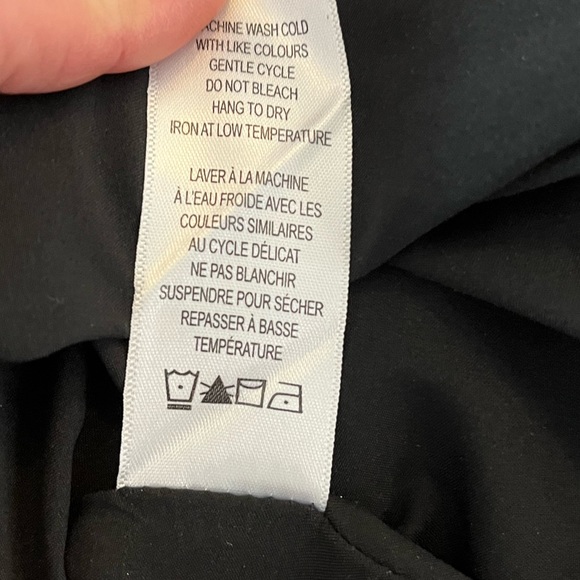 EUC Ricki’s Black/Brown-Patterned, Sheer-Layered Shift Dress, Sz L. - Picture 5 of 11